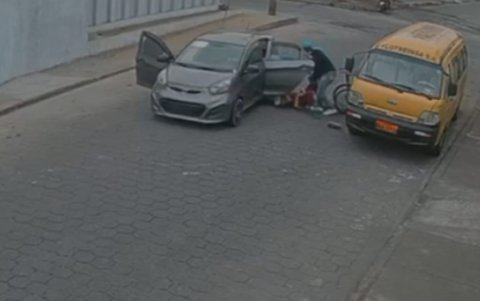 Los secuestros quedan registrados en cámara.