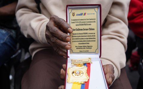 Una de las víctimas del caso Furukawa recibe un reconocimiento simbólico.