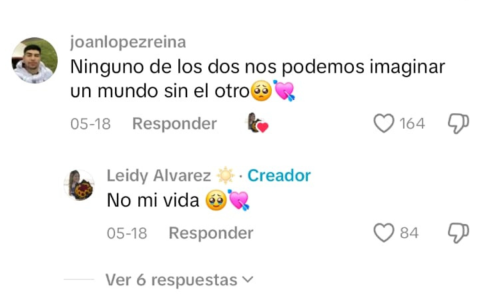 Ambos suelen comentarse y dedicarse mensajes llenos de amor en redes sociales.