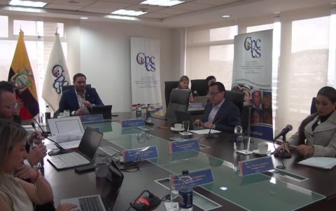 El CPCCS sesionó presencialmente en su nueva sede, ubicada en Quito.