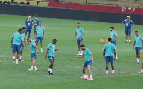 Brasil pisó el Monumental con Vinicius, Casemiro y Ancelotti al mando.