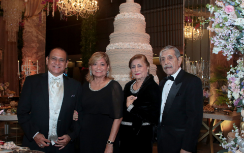 Luis Castillo, Leonor Castillo, Marthita Castillo de Yépez y Gustavo Yépez.