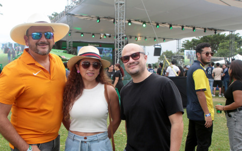 Carlos Montesdeoca, Rafaela Montalvo y Javier Rivas.