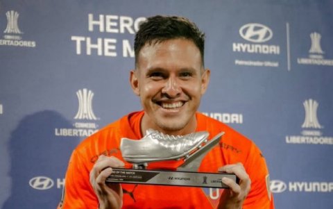 Gonzalo Valle arquero de Liga de Quito y Ecuador.