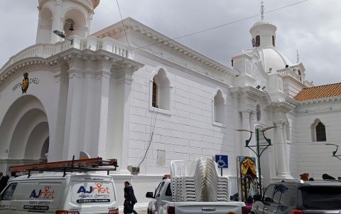 La iglesia de La Merced representa la fe y religiosidad de los latacungueños.
