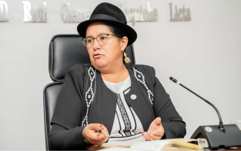 La prefecta de Cotopaxi, Lourdes Tibán ha tenido otras discrepancias políticas en el pasado con Gissella Molina