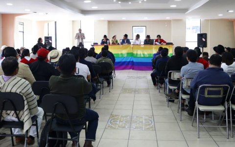 Desde la mañana del 6 de junio de 2025, los dirigentes del movimiento Pachakutik analizan su futuro.