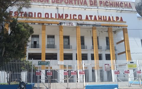 La AMC suspendió el estadio Olímpico Atahualpa el domingo 8 de junio.