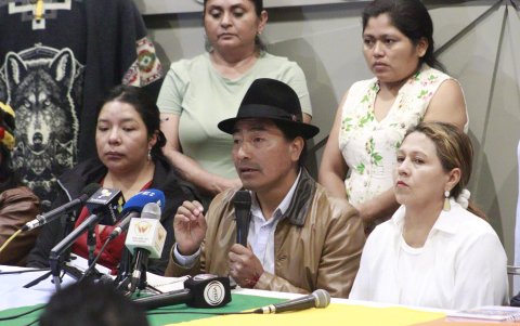 Leonidas Iza cuestiona las políticas mineras del gobierno y llama a defender los territorios ancestrales