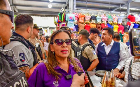 EXPRESO durante su encuentro con la gobernadora del Guayas.