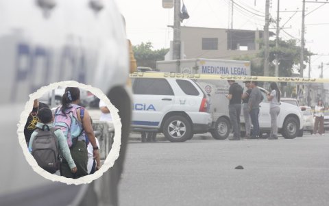 La muerte alteró las actividades educativas del plantel ubicado en Mucho Lote 1, en el norte de Guayaquil.