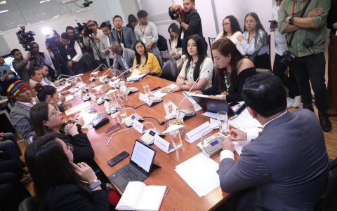 En la Comisión de Fiscalización, el correísmo abogó porque siga el proceso de juicio político en contra de Gian Carlo Loffredo.