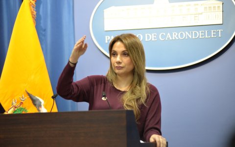 Carolina Jaramillo, vocera del Gobierno de Daniel Noboa, señaló el 9 de junio de 2025 que la ley era una herramienta contra las economías criminales.