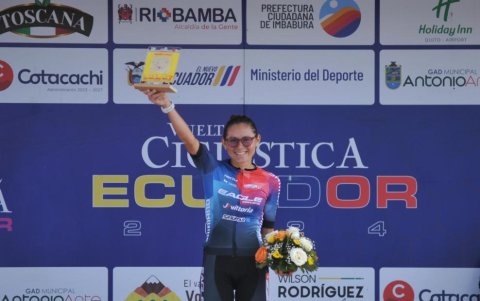 La ciclista ecuatoriana Esther Galarza es la actual bicampeona de la Vuelta a Ecuador y una de las candidatas a ganar la ronda colombiana.