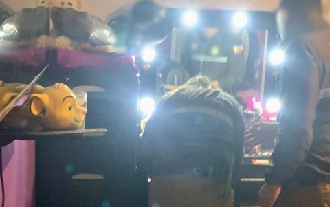 Los agentes de Policía y Fiscalía participaron en el allanamiento a la casa de la jueza Nubia Vera.