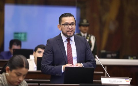 Blasco Luna, asambleísta del correísmo, planteó el pedido de información.