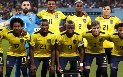 El equipo titular de Ecuador en el debut del Mundial Qatar 2022
