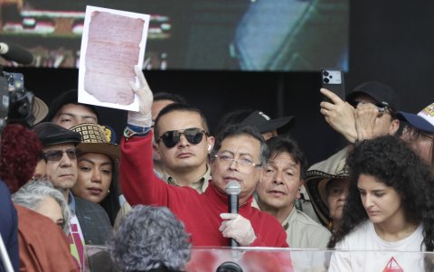 El presidente de Colombia, Gustavo Petro.