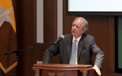 El político uruguayo Sergio Abreu dictó la charla magistral 'El rol de ALADI en la innovación para el comercio regional'.