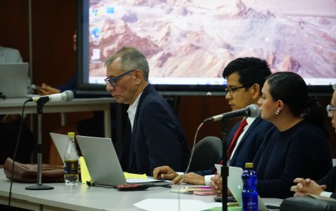 Jorge Glas,en su audiencia del caso Reconstrucción de Manabí, el 7 de junio de 2025.