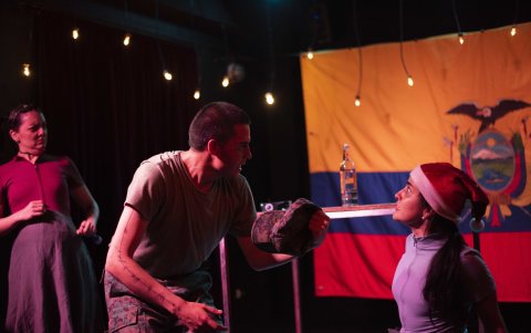 Los actores ensayaron durante seis meses para lograr el montaje de 'Diciembre'.