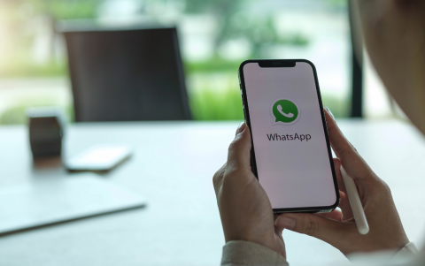 WhatsApp, aplicación de mensajería instantánea.