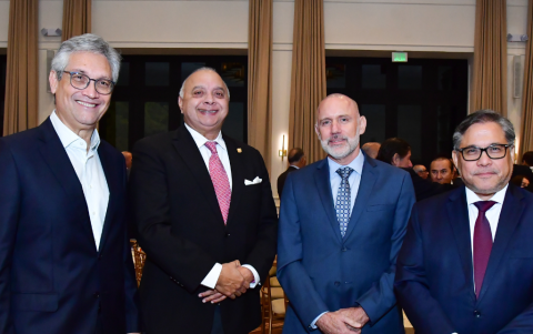 Tomislav Topic, Galo Lara, César Pérez y Gabriel Rovayo.