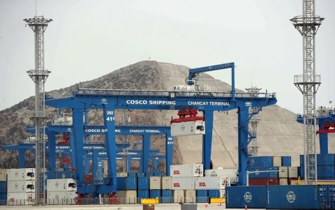 El mega puerto Chancay fue inaugurado en noviembre pasado.