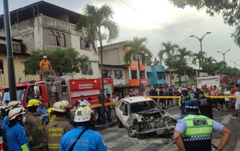 Accidente de tránsito en Guayaquil