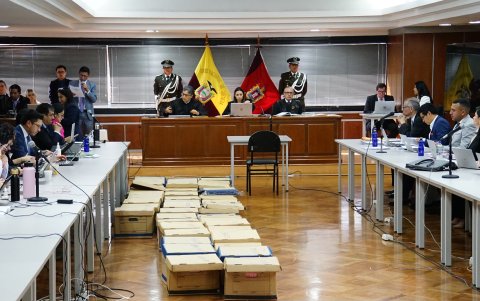 En la Corte Nacional de Justicia se desarrolla la audiencia del caso Reconstrucción de Manabí.