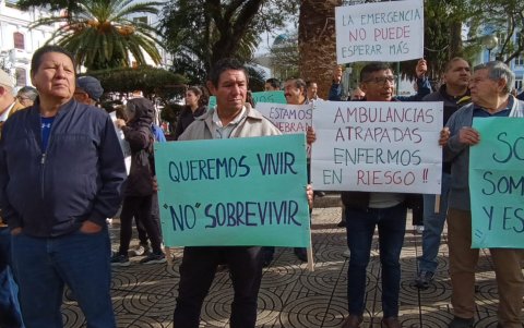 Las protestas en Loja fueron este 17 de junio.