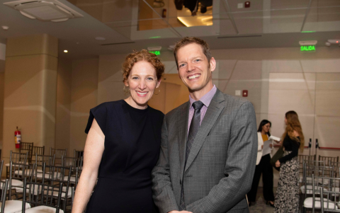 Catherine Tegelberg y Caleb McLean.