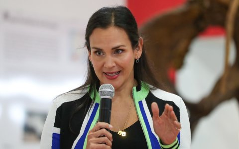 La ministra de Energía y Minas, Inés Manzano.