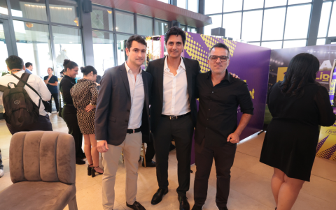 Luis Brandt, Nicolás Lapentti y Luigi Macchiavello.