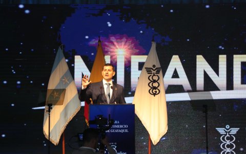 Miguel González, presidente de la Cámara de Comercio de Guayaquil, llamó a la unidad para combatir la inseguridad, la corrupción y el desempleo