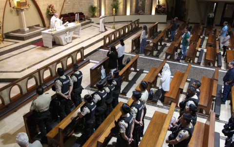 Misa de Acción de Gracia para la llegada del nuevo jefe del Distrito Modelo.