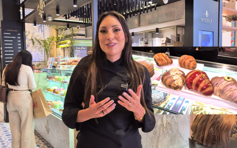 La pasión en cada croissant relleno de Nicole Suarez.