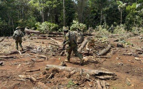 Las Fuerzas Armadas han intensificado las operaciones en diversos sectores de la frontera norte, entre ellos: Alto Punino, San Salvador, Puerto Madero, Guayusa, entre otros.