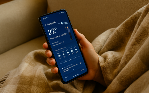 Una noche fría en Guayaquil: 21° o 22 °C bastan para sacar la cobija y revisar el clima con asombro en Guayaquil.