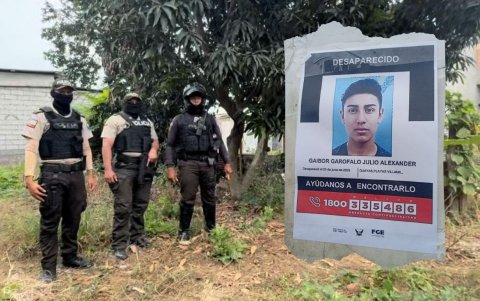 El agente de la Unase, Julio Alexander Gaibor Garófalo, desapareció tras un operativo antidrogas en Playas.