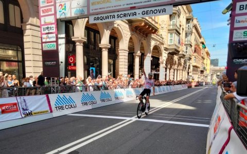 La meta de la competencia está en la Via XX Settembre de Génova.