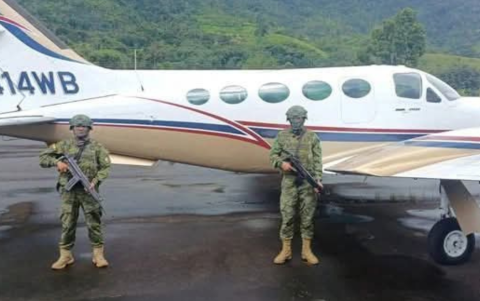 Fuerzas Armadas y la Policía Nacional interceptaron una avioneta que transportaba el oro el pasado 3 de mayo del 2025