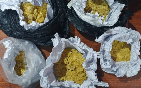 Oro incautado por la Policía Nacional y las Fuerzas Armadas que desapareció cuyo valor supera los USD 250.000