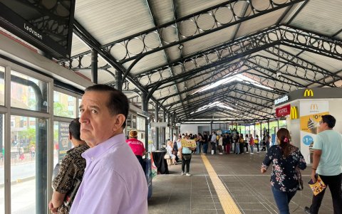 La ruta de la Troncal 4, quizá por desconocimiento, no estuvo tan aglomerada en la estación del IESS.