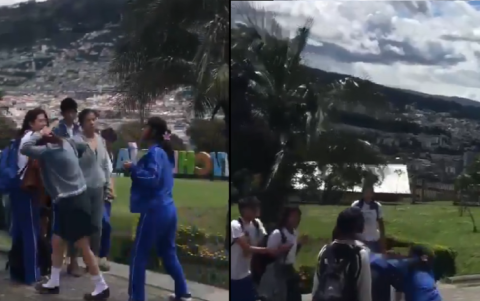 El Ministerio de Educación señaló que se ha identificado a los estudiantes que observaron y no impidieron el brutal ataque a una alumna de colegio en el Itchimbía, en Quito.