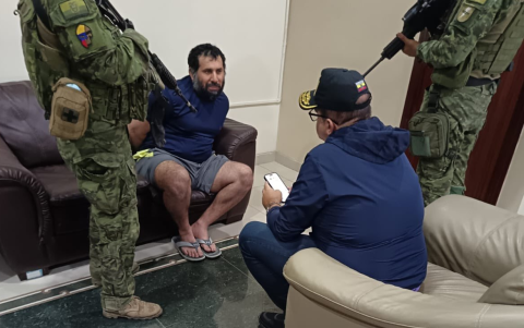 Alias Fito fue encontrado oculto en un búnker bajo una casa en Montecristi, el pasado 25 de junio.