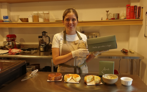 Masats reinterpreta la Tarta Vasca con una base exquisita y sabores que cambian cada mes.