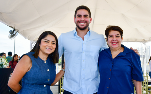 Tatiana Orozco, Francisco Quiroz e Irina Reyes.