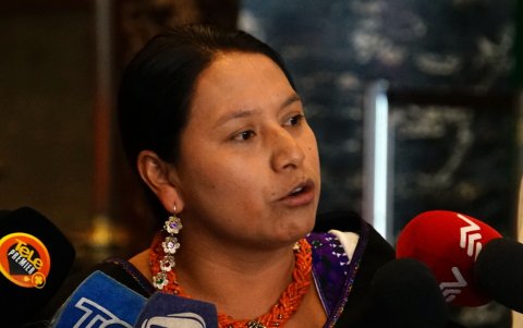 La asambleísta de la facción cercana al Gobierno Cecilia Baltazar delineó la prioridades de su grupo en la reunión con Niels Olsen