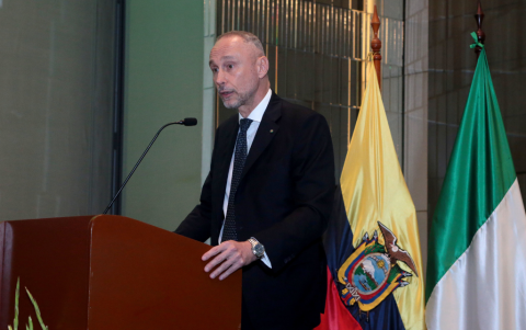 El embajador Giovanni Davoli reafirmó el compromiso de Italia con el fortalecimiento de las relaciones bilaterales.